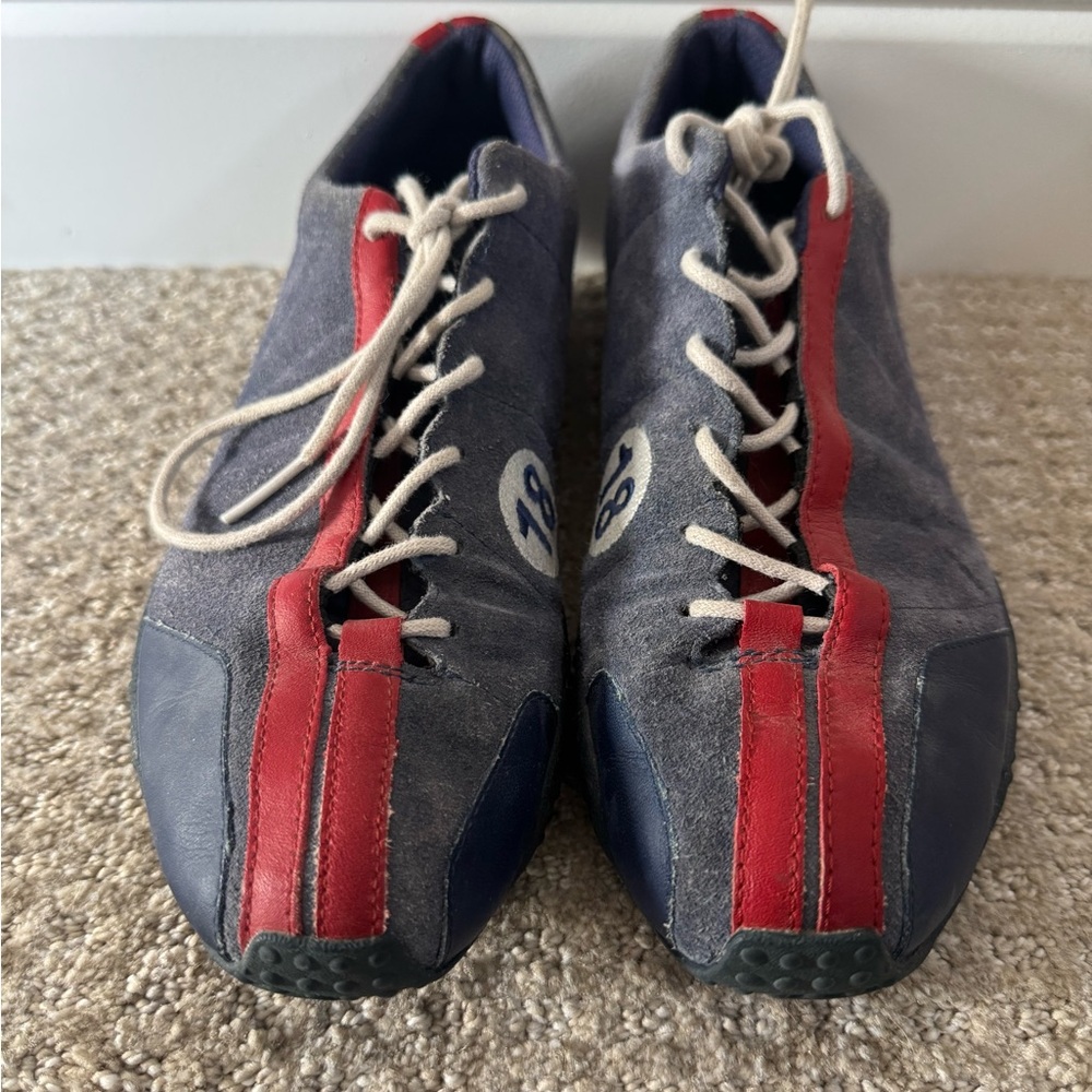 Fila Vintage Driving Shoes Mens 8 Suede Racing Style Low Profile Sneakers
